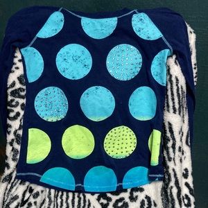 Justice Long sleeve with hood. Size 10